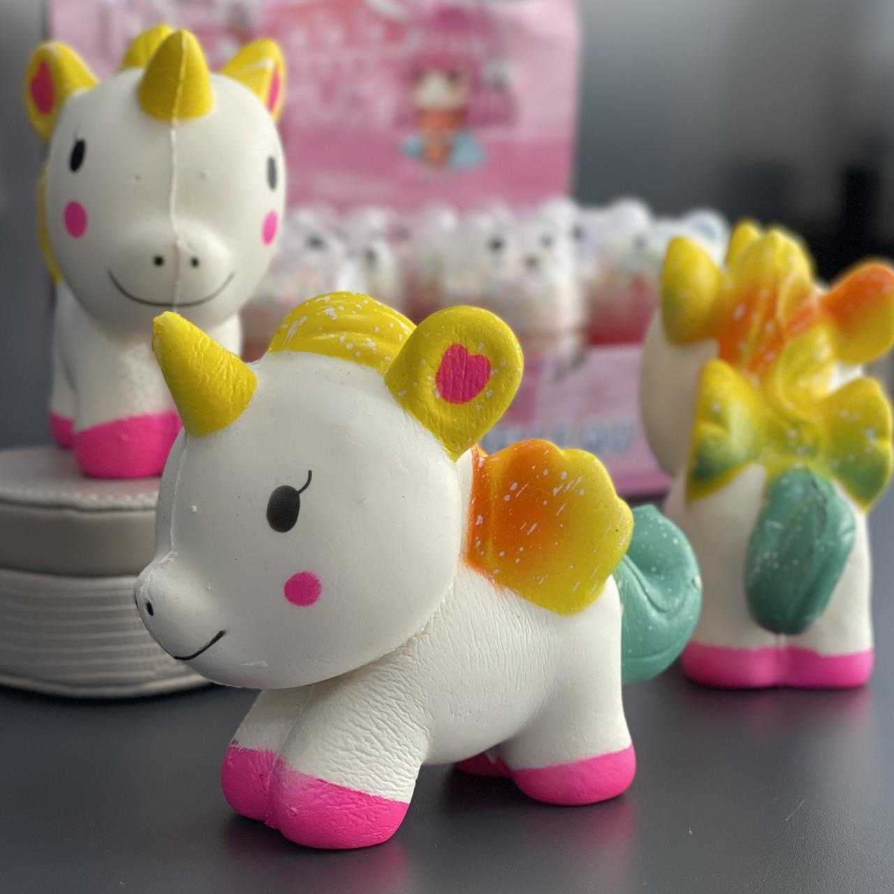 Сквіш "Єдиноріг райдужний", Игрушка - антистресс "Единорог", фото 1