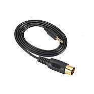 AUX адаптер Kenwood CA-C1AX CA-C2AX KCA-iP500, кабель перехідник аудіо аукс для автомагнітоли 3.5 мм 1 метр, фото 3
