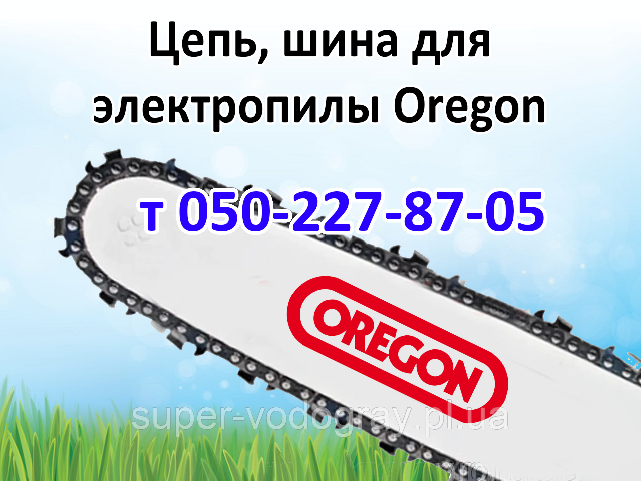 Ланцюг, шина для електропили Oregon, фото 1