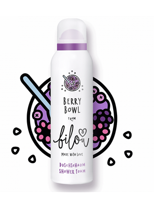 Ягідна пінка для душу Bilou Shower Foam Berry Bowl, 200 мл, фото 2