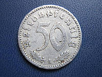 Монета 50 пфеннигов Германия 1940 А рейх свастика