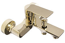 Змішувач для ванни REA MAYSON GOLD золотий настінний, фото 2