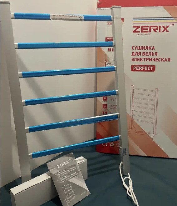 Сушка для белья электрическая Zerix 6 секций - фото 2 - id-p1689808531