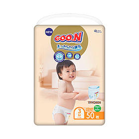 Трусики-підгузки Goo.N Premium Soft для дітей (M, 7-12 кг, 50 шт.) 2022