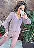 Стильний в'язаний костюм жіночий светр вязка коса та штани модні кольори Dnor5145, фото 9