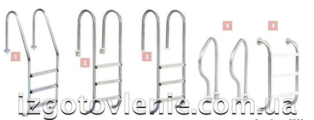 Драбини для басейнів, артикул 01-08-0006, фото 1