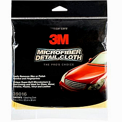 Рушник із мікрофібри 3M Microfiber Detail Cloth, 32 х 36 мм Жовтий