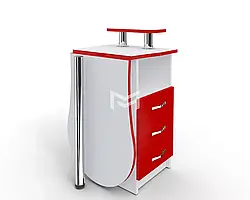 Стіл для манікюру M102 K "Естет No2" компакт Червоний