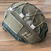 Шолом тактичний NTS США олива NIJ IIIA з чохлом мультикам S