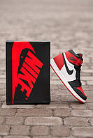 Jordan 1 bred toe cheap high