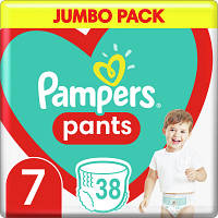 Подгузник Pampers трусики Pants Giant Plus Размер 7 (17+ кг) 38 шт. (8006540069387)