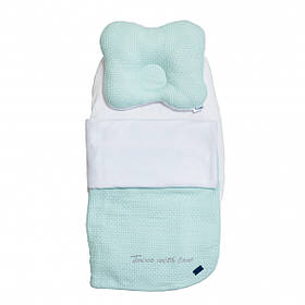 Набір у коляску Twins Waffle Autumn, Mint