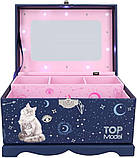 Top Model скринька для прикрас MOONLIGHT з LED підсвіткою та дзеркалом Топ Модел шкатулка (11586), фото 2