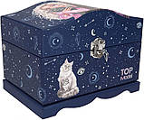 Top Model скринька для прикрас MOONLIGHT з LED підсвіткою та дзеркалом Топ Модел шкатулка (11586), фото 4