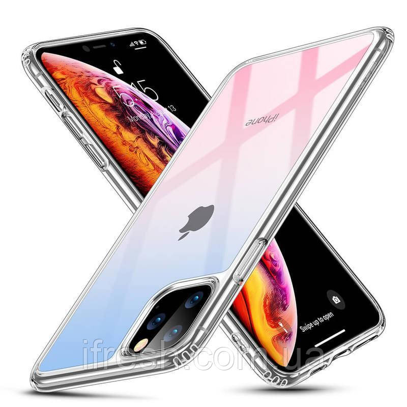Чехол ESR для iPhone 11 Pro Mimic Tempered Glass, Red+Blue (3C01192150101)