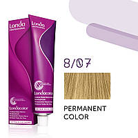 Фарба для волосся Londa Color Permanent Professional 8/07 світлий блонд натурально-коричневий