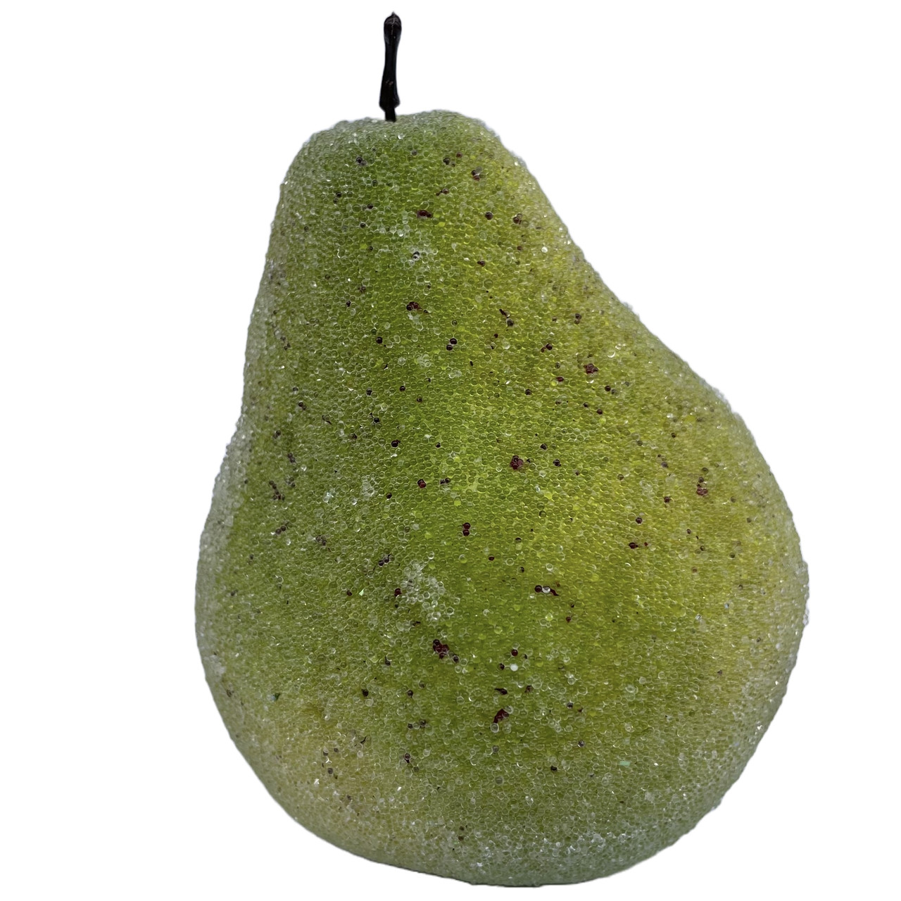 Штучна груша муляж зелена цукрова 8 см, фото 1