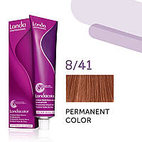 Фарба для волосся Londa Color Permanent Professional 8/41 світлий блонд мідно-попелястий