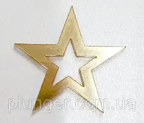 Декор акриловий Зірочка 4 см