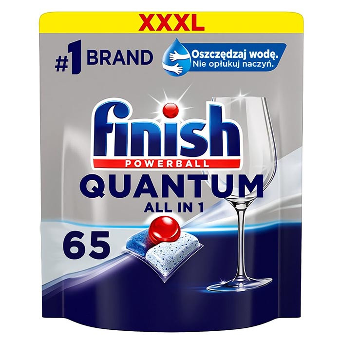 Таблетки для посудомийних машин Finish Quantum All in One 65 шт