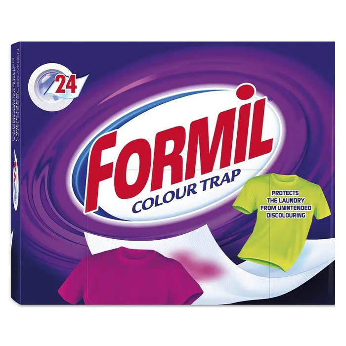 Серветки для прання линяючих речей Formil Color 24 шт