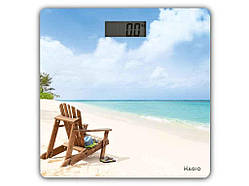 Ваги електричний. MG-802 150кг, ж/к дисплей, скло ТМ MAGIO