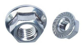 Гайка з фланцем DIN 6923 ЦБ 8,0