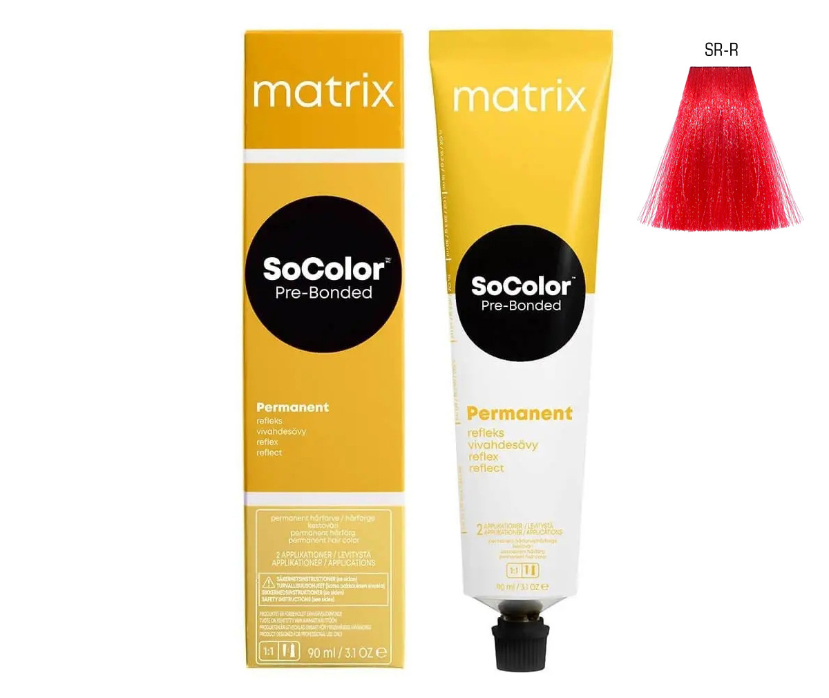 Крем-фарба для волосся Matrix So Color мідний SR-R, 90 мл