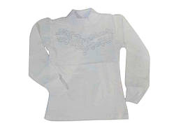 Гольф для дівч білий арт.MSher1002-110726ft р.6 років ТМ FUNTIK