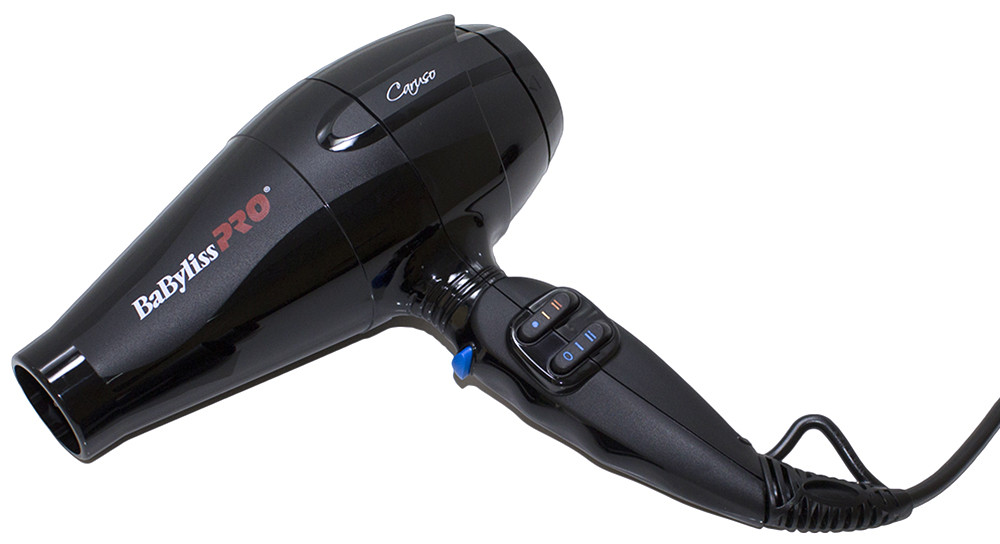 BaByliss PRO Фен Caruso 2400w, колір чорний
