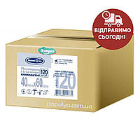 Пелюшки гігієнічні компактні Білосніжка 40х60 Бокс ( 120шт)