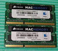 Комплект оперативной памяти Corsair 4GB DDR 3 (2 штуки) Mac memory