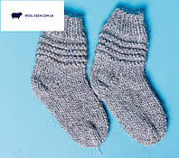 Носки из 100 % овечьей шерсти вязаные детские, носки из натуральной овечьей шерсти ручной работы для детей 4