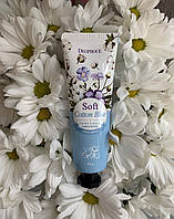 Парфюмированный крем для рук Deoproce Soft Cotton Blue Perfumed Hand Cream 50 г