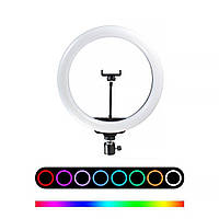 Лампа кільцева RGB d10 (170 діодів) 26 см