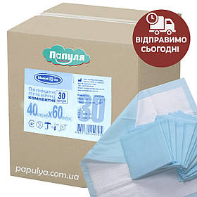 Пелюшки Білосніжка 40х60см №30 гігієнічні влаговпітивающие