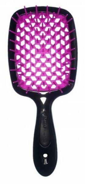 Щітка Janeke Superbrush Small чорна (фуксія серединка)