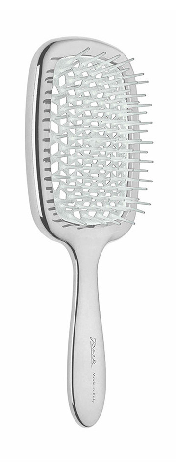Щітка Janeke Superbrush срібно-біла