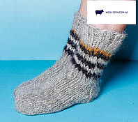 Вязаные носки из натуральной шерсти, носки из 100 овечьей шерсти, вязаные шерстяные носки Карпатские