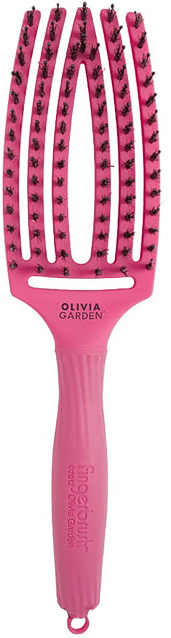 Щітка для волосся Olivia Garden Finger Brush Combo Medium HOT PINK