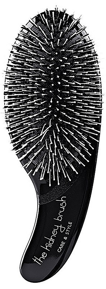 Масажна щітка для волосся Olivia Garden з комбінованою щетиною, чорна
