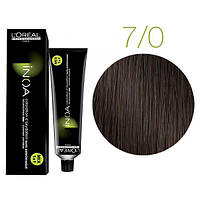 Крем-краска для волос L'Oreal Professionnel INOA Mix 1+1 №7/0 Темный шатен 60 мл