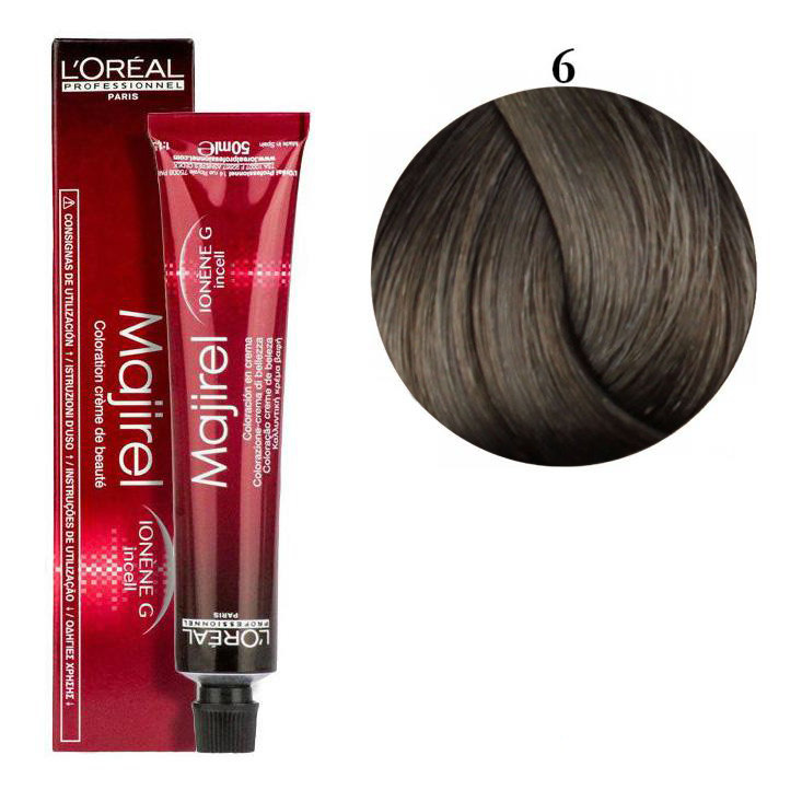 Крем-фарба для волосся L'Oreal Professionnel Majirel №6 Темний блонд 50 мл