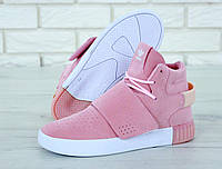 Кроссовки женские Adidas Tubular Invader Strap 30524 розовые