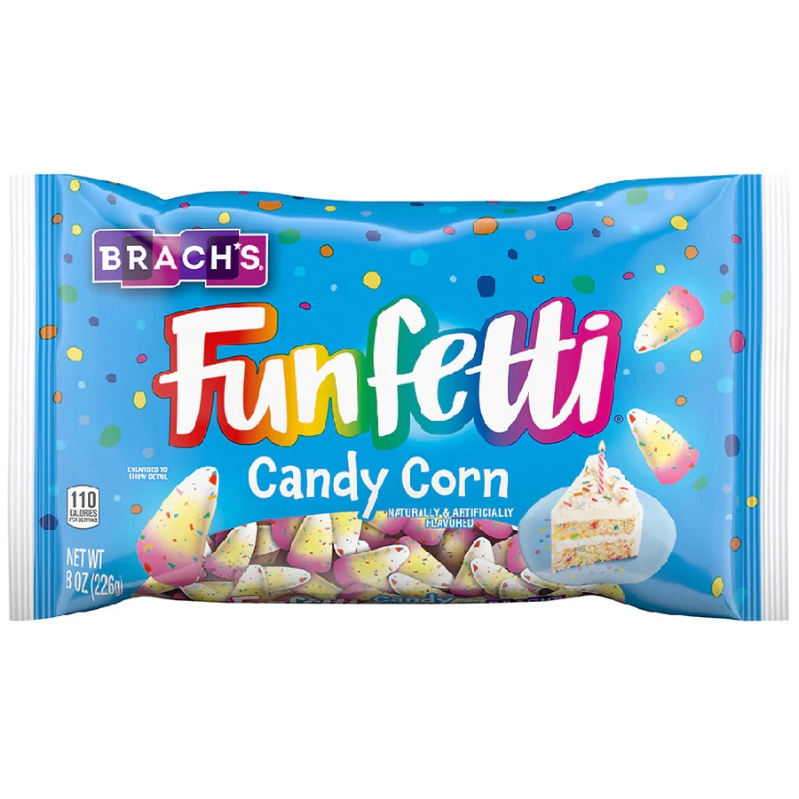 Цукерки Halloween Funfetti Candy Corn 226g