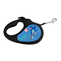 Повідець-рулетка для собак WAUDOG R-leash малюнок Рік та Морті 3 L до 50 кг 5 м