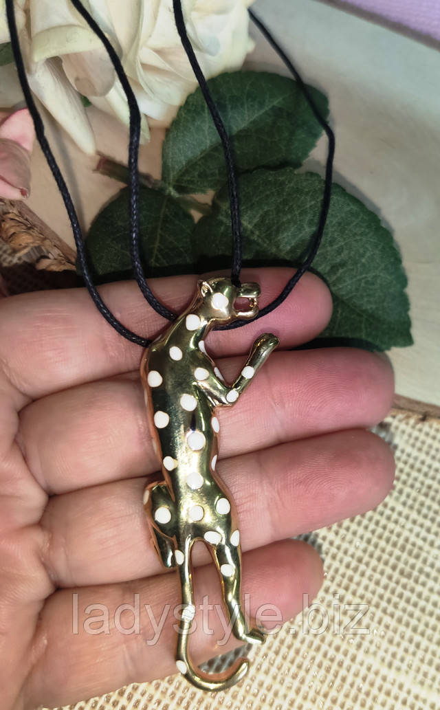 Кулон леопард