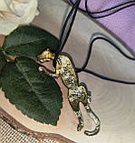 Елегантний кулон на шнурі "Леопард", фото 9