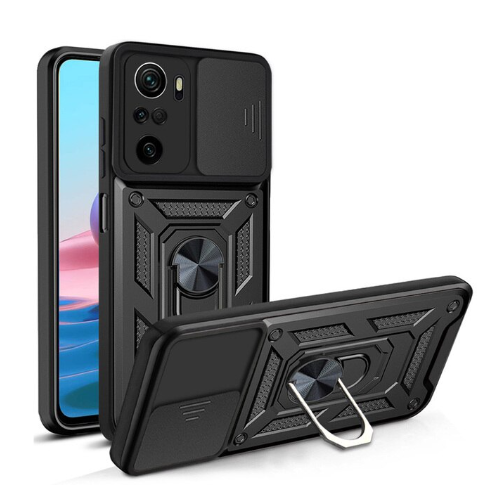 Ударостійкий чохол Camshield Serge Ring for Magnet для Xiaomi Redmi Note 10 4G / Note 10s