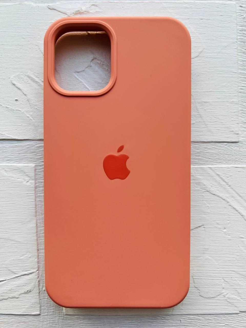 Чохол-накладка  Silicone Case для Apple iPhone 12 Pro Max Flamingo Peach